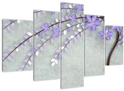 Tablou - ploaie violetă (150x105 cm)