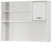 Unitate birou Perla S cu rafturi 109x26x87 cm , Organizare practica pentru carti si accesorii