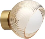Ideal Lux - Lampă LED de perete BLOOM 1xG9/3W/230V auriu/bej fumuriu