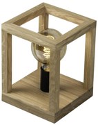 Spot-Light 7154174 - Lampă de masă KAGO 1xE27/60W/230V, stejar mat