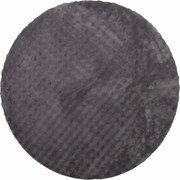 vidaXL Covoare de zonă Rotund SIROLO Antracit Ø 120 CM Poliester