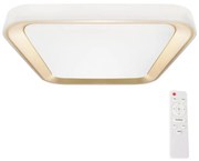 Plafonieră LED dimabilă QUADRO LED/38W/230V 3000-6000K albă/aurie + telecomandă