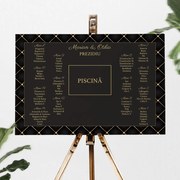 Opis - asezare la mese negru 50004
