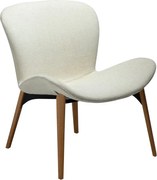 Fotoliu crem cu tapițerie din țesătură bouclé Paragon – DAN-FORM Denmark