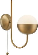 Där Lighting AND0742 - Aplică de perete ANDRE 1xE14/11W/230V alamă