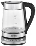 Cana electrica First Austria FA-5405-9, 2200W, 1,7 L, 4 setari, LED Indicator, Mentinere la cald, Inox
