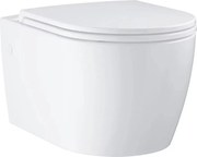 Set vas WC suspendat Grohe Bau Ceramic Rimless alb lucios cu capac softclose