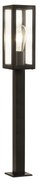 Stalp de iluminat exterior stil clasic IP44 Box H-90cm 6441-900BK SRT