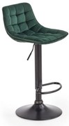 Scaun de bar H95 velvet verde