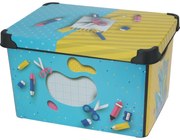 Cutie de depozitare pentru copii cu capacCreation, 41 x 30 x 24 cm, 22 l, plastic