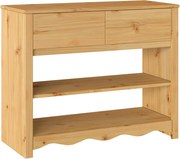 vidaXL Masă de consolă cu sertar Drammen Stejar 89,5 x 37 x 73 cm