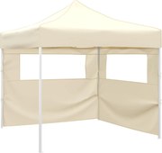 vidaXL Cort pentru Petreceri Crem 291 x 291 x 315 cm Material Oxford