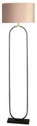 Lampadar/Lampa de podea decorativa Modish negru/roz