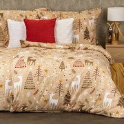 4Home Lenjerie de pat din flanel 4Home Festive, 140 x 220 cm, 70 x 90 cm