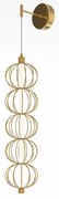Aplica LED suspendata design decorativ Golden Cage