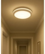 Plafonieră LED cu senzor de mișcare, 20W, 230V, 3000/4000/6500K, IP54, alb