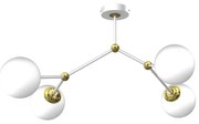 Lustră aplicată JOY 4xE14/40W/230V alb/aurie