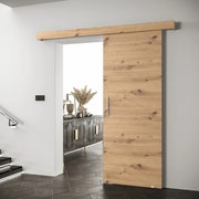 Uşă glisantă, stejar artizanal/ stejar artisan/ argintiu, SALDOR 90 1