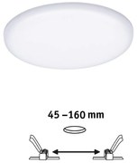 Paulmann 92389 - LED/17W IP44 Lampă încastrată baie VARIFIT 230V