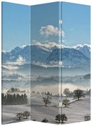 Paravan - Munții înzăpeziți (126x170 cm)