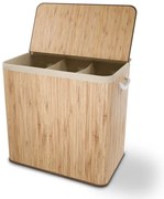 Juskys Coș de bambus Curly 150 L - natural