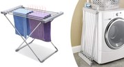 Uscator de rufe electric, 120 W, cu 8 bare de uscare