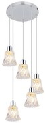 Lustra cu 5 pendule design clasic Hestia 5305 RX