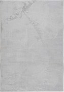 vidaXL Covor IZA aspect scandinav, cu fire scurte, gri, 160x230 cm