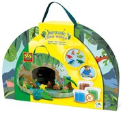 Set creativ - Lumea dinozaurilor din plastilina (geanta tematica)