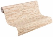 Tapet vinil natur/bej cu aspect de piatra Best of Wood 10,05 x 0,53 cm