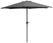 Happy Green Umbrelă de soare cu mâner, gri închis,diametru 230 cm