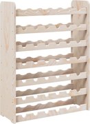 vidaXL Suport de vinuri, 67,5x25x87 cm, lemn masiv de pin