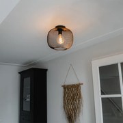 Plafoniera modernă neagră - Bliss Mesh