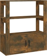 vidaXL Servantă, stejar fumuriu, 80x30x90 cm, lemn prelucrat