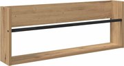 vidaXL Raft pentru reviste cu raft Stejar Artizanal 80 x 12 x 30 cm