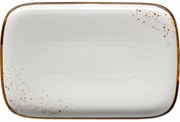 Mäser Tava dreptunghiulară Pintar White cu punctemaro 30 x 20 x 2 cm, L