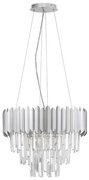 Lustra suspendata design elegant MAGNOLIA crom