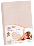 Bellatex Cearșaf din bumbac terry roz pudră, 160 x200 cm, 160 x 200 cm