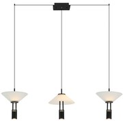 Lustra LED suspendata design modern decorativ Newy 3L negru