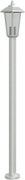vidaXL Lampă exterioară de podea, argintiu, 120 cm, oțel inoxidabil