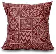 Față de pernă Kvalitex Tokyo vișiniu, 50 x 50 cm