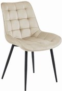 Scaun Bucatarie/Dining Joy Bej  Catifea