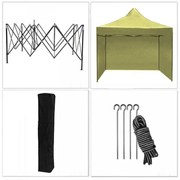 Cort pavilion 2x2 m bej All-in-One