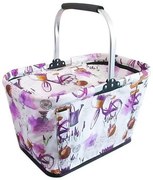 Coșul de cumpărături Toro Thermal New Lavender, 48 x 28 x 28 cm