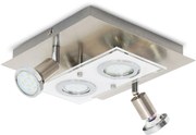 BKLICHT LED Plafoniera MERCURIO 25/25/12,5 cm