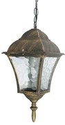 Pendul pentru exterior, inaltime reglabila, IP43, auriu antic, Toscana 8394 RX