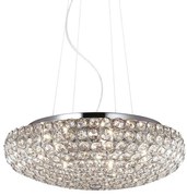 Lustră de cristal pe cablu Ideal Lux KING 7xG9/40W/230V