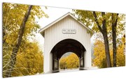 Tablou cu podul în Oregon (120x50 cm)