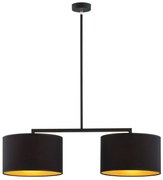 Lustra suspendata moderna KARIN 2L negru
