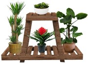 Raft - suport plante Tisa lemn maro 75x25x49cm